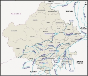 Rivers and drainage system of rajasthan